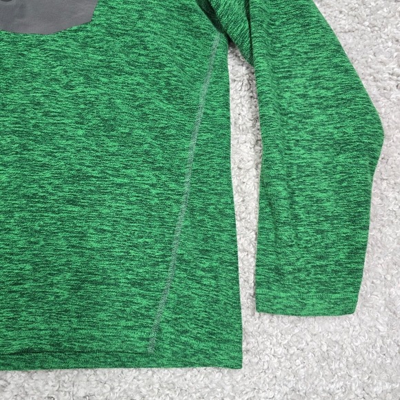 Eddie Bauer Sweater Mens XL Green First Ascent Fleece 1/4 Zip Long Sleeve Hiking - Picture 3 of 12